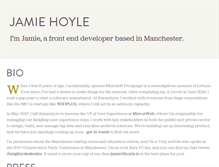 Tablet Screenshot of jamiehoyle.com